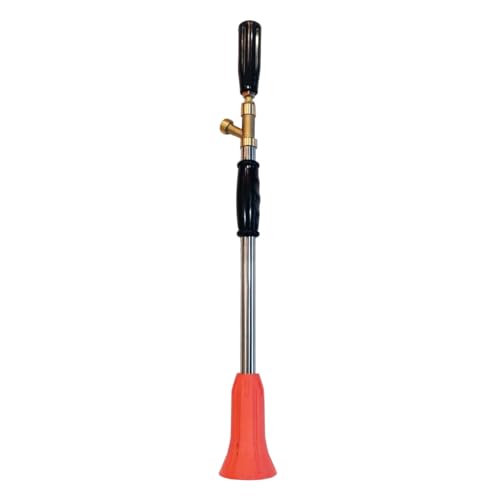 Image of Portable Power 8.5MM Sprayer Gun Long with Flower Cap for Use in Agriculture, Horticulture, Farm, Green House Fit to HTP and Power Sprayer Brass SS and ABS Plastic Gun (Red)