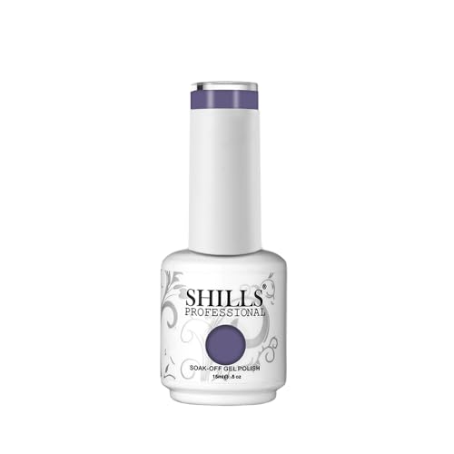 Image of SHILLS PROFESSIONAL Uv /Led Soak Off Glossy Finish Nail Polish Nail Art Nail Polish Color Shade 153, 15 Ml