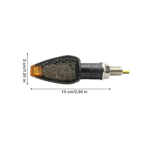 Clignotants de moto à LED 12V indicateurs de direction orange universels