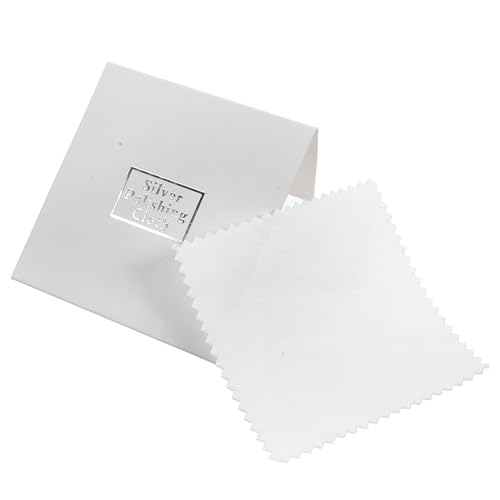 Vaguelly 12 Paños Para Limpiar Gafas Reutilizables Antirayaduras De Gamuza Blanca