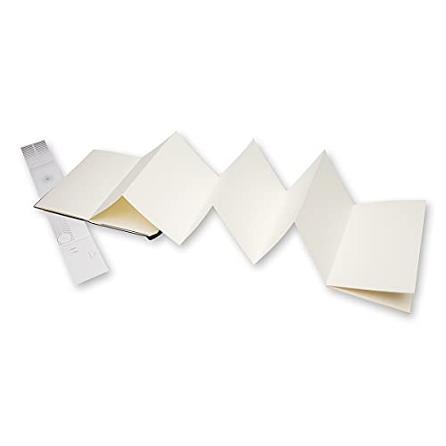 Moleskine Art Japanese Album, Hard Cover, Large (5" X 8.25") Plain/Blank, Black, 48 Pages #TOP3