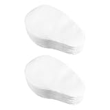 IMIKEYA Almohadillas Ojos 200 Unidades de Papel 100% Algodón Ultrafinas y Cómodas para Cuidado Ocular en Casa y Viajes de Mango en Forma Ovalada para Aliviar y Proteger