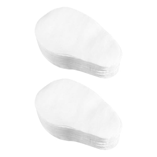 Homoyoyo Parche Ocular en Forma de Mango 200 Unidades Papel Ojos 100% Algodón Blanco Almohadilla Ocular Portátil Cómoda para Cuidado Doméstico y Alivio de Fatiga
