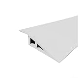 Material de larga duración: hecho de PVC impermeable y resistente al desgaste que mantiene su color blanco a través del tráfico diario mientras resiste la humedad y los daños superficiales