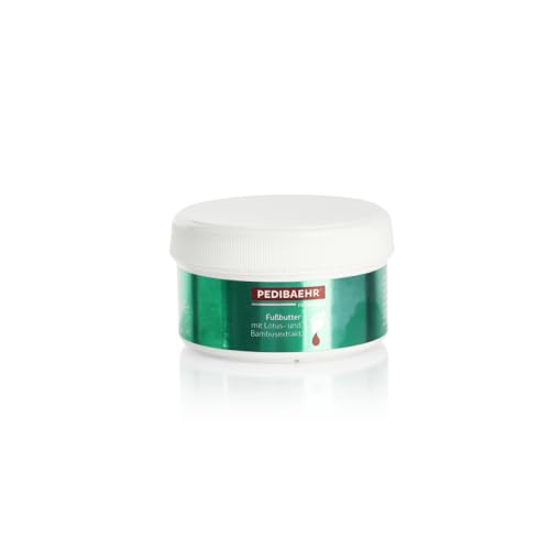 Pedibaehr Burro per piedi | Green Asia | con estratto di loto e bambù | con vitamina E | anche per diabetici | Umidità | 125 ml