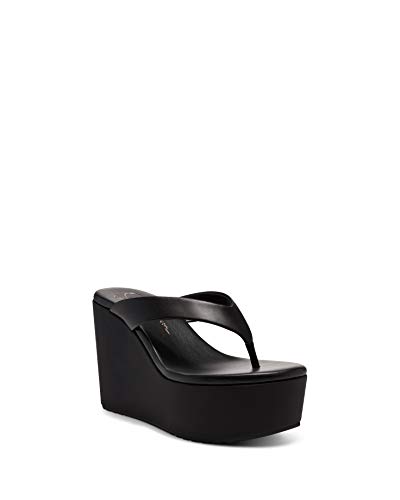 Jessica Simpson Women's Stilla Platform Wedge Sandal, Black, 8