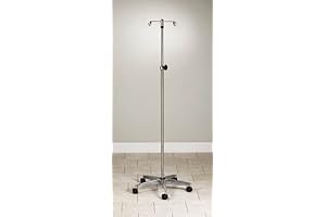 MediChoice Rolling IV Pole: Organize Your IV Lines