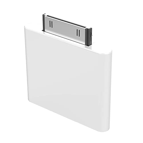 30 Pin Bluetooth Adapter Audio Transmitter for iPod Mini iPod Classic iPod Nano Touch (White)