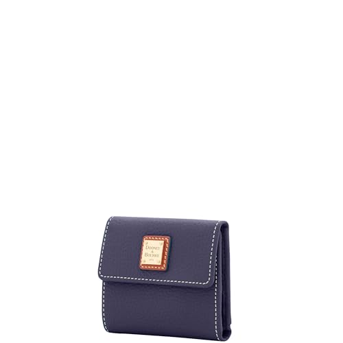 Dooney & Bourke Wallet, Pebble Grain Small Flap Wallet - Blue2