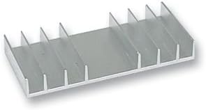 H S Marston Heat Sink, Extrusion, 3.4°C/w, Aluminium Alloy - 05DN-01000-A-100