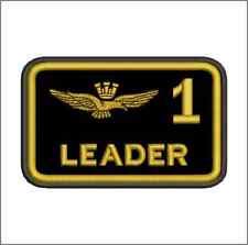  MAREL Patch Leader 1 cm 8 x 5 Toppa Ricamata Ricamo Aeronautica -282