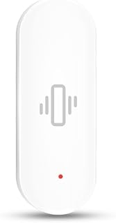 Für Tuya WiFi Smart Vibrationssensor mit Bewegungserkennung, Echtzeit-Bewegungsmelder, Alarm-Detektor für Smart Life App-Steuerung (1 Stück)