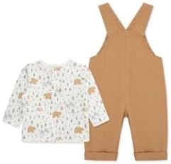 Little Me BABY BOYS BEAR OVERALL SET SIZE 12 MONTHS