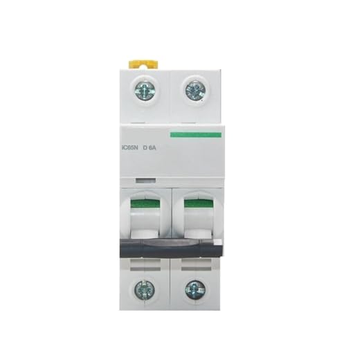 Disyuntor mini IC65N Acti 9 2P Tipo D de 1A a 63A para control de corriente