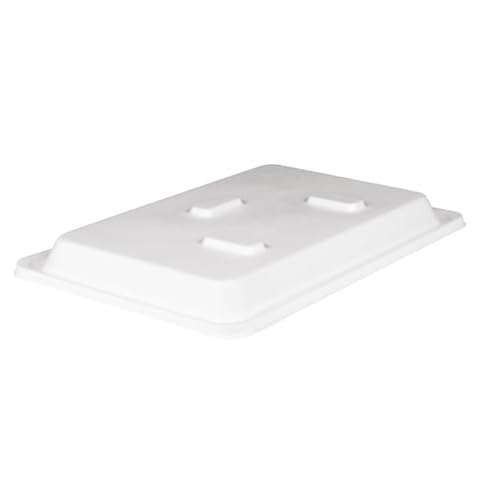 Thouy Couvercles en Fibres végétales pour Plateau-Repas 32 x 22,5 cm par 50