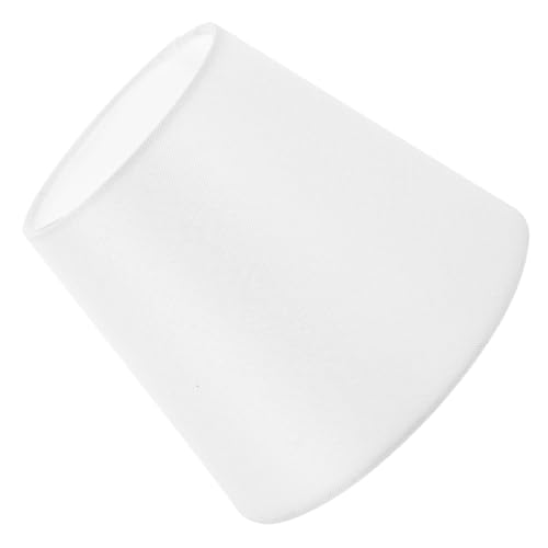 LOEFLIFA Weißer Stoff Lampenschirm Kegelform