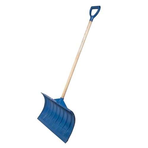 Farm-TUFF Heavy Duty Multi-Purpose Shovel - Snow, Barn, Grain, Industrial Use - Large Non-Stick...