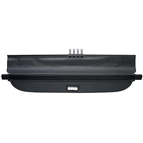 Cache-bagages rideau pour Jeep Compass, protection de coffre rétractable noire