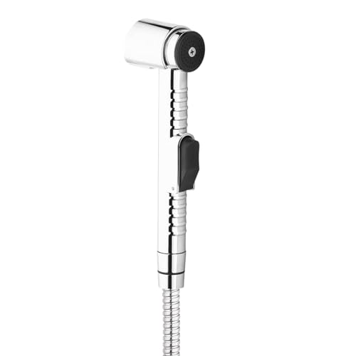 Image of MHS High Pressure Jet Spray for Toilet | Health Faucet Set with Hand Shower Gun & 1M SS Hose Pipe | Bathroom Toilet Jet Spray for Hygiene Cleaning | Toilet Gun for Western Toilet (Switch Type Abs)