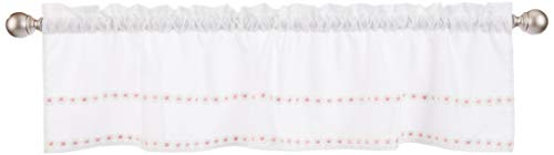 Lorraine Home Fashions Volant für Fenster, Gänseblümchen-Design, 142 x 30,5 cm, Rosa Cover