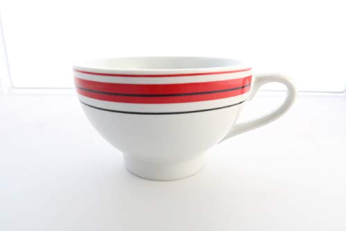 Breton Cider Bowl with Red and Black Trim