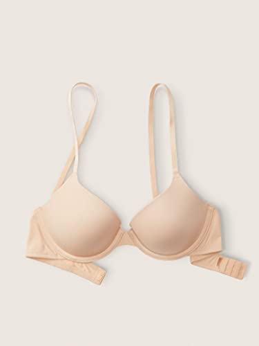 Victoria's Secret Pink Wear Everywhere T-Shirt Lightly-Lined Bra, Beige, 36D #TOP1