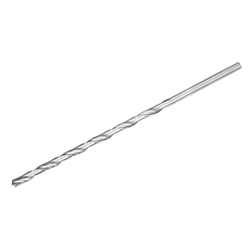 sourcing map Helicoidales Brocas, Alta-Velocidad Acero Extra Largo Taladro 9x305mm