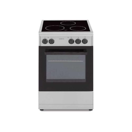 OCEANIC - Cuisiniere vitrocéramique 50 x 50 cm, four convection naturelle, four 48L silver