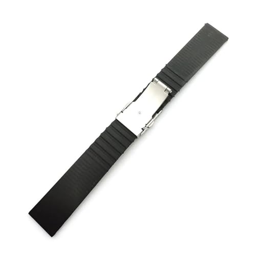 Bracelet de montre en caoutchouc 20mm de qualité supérieure et ajustement rapide - 2