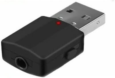 Bluetooth Adapter 5.0 USB Dongle,Bluetooth Transmitter & Receiver 5.0 USB Bluetooth Connected Device Dongle Hi-fi with 3.5mm Digital Audio Cable for PC/TV/Car/Home [USB Power Supply Needed]