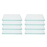 Zerodeko 8 Mischplatte, Wiederverwendbar, Poliert, 12,4x9,4x0,8 CM