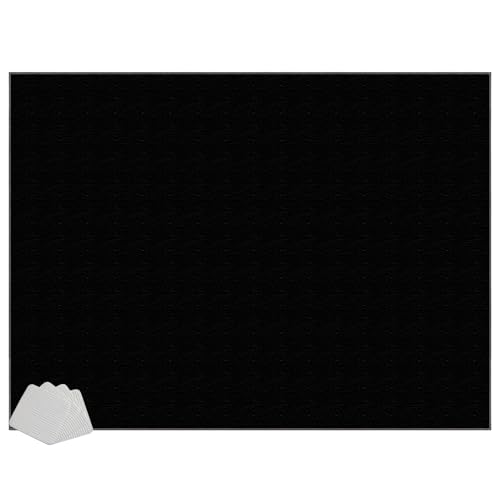 120 x 70 cm Schlagzeugteppich Drum Teppich Rutschfeste, Elektronisches Schlagzeug Teppich, Professionelles rechteckiges Jazz Schlagzeug Kit für Bass Drum Snare Drum und andere Instrumente Teppich