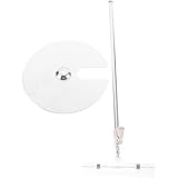 Beavorty Soporte de Póster Ajustable de Acero Inoxidable en Forma de T para Escritorio, Porta Carteles Publicitarios Portátil y Desmontable, Soporte Publicitario para Artículos Hogar