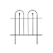 Produktbild TrendLine Zaunelement 86 x 92 cm Gartenzaun Schmuckzaun Grau Eisenzaun