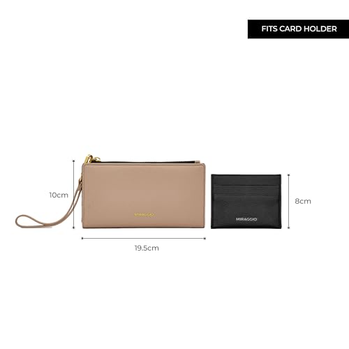 Image of Miraggio Carmen Women's Wallet | Ladies Stylish Purse Bag | Bi-Fold Zip Around Wallet | Gift for Women