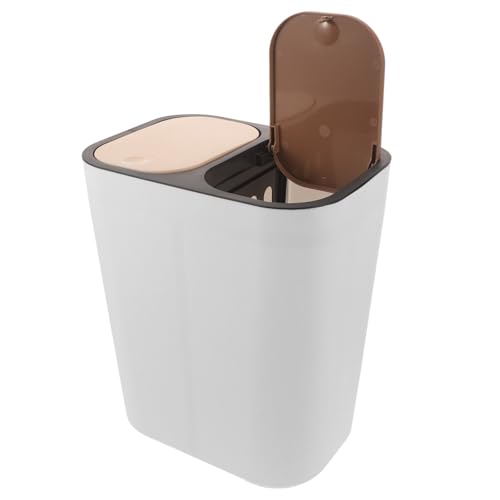Caneca de basura doble compartimento para cocina y baño