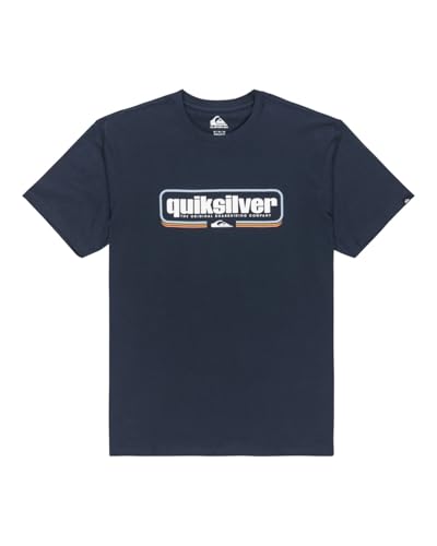 Quiksilver Box Shaped SS - Camiseta para Hombre (Paquete de 1)
