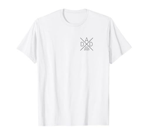Dad Est 2025 Padre para ser 2025, Pronto ser papá 2025 Camiseta