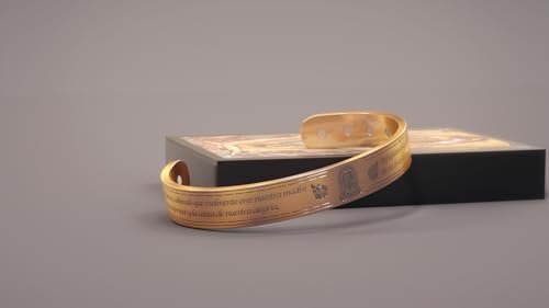 Brazalete Virgen de Guadalupe - Set de 2 Brazaletes - 99% Cobre Terapeutico - 12 imanes4