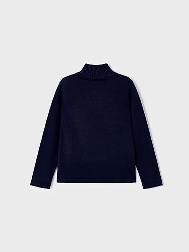 Mayoral Basic Knitting Turtleneck for Girls Navy2