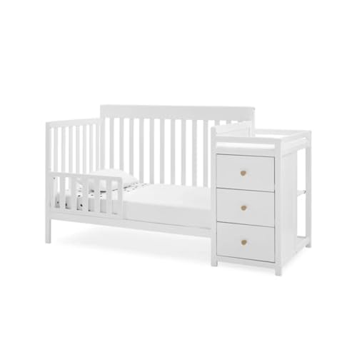 Image of Delta Children Flynn 5-in-1 Convertible Crib and Changer, Greenguard Gold