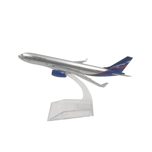 Avión ruso 330 de metal fundido a presión miniatura de 16 cm escala 1/400