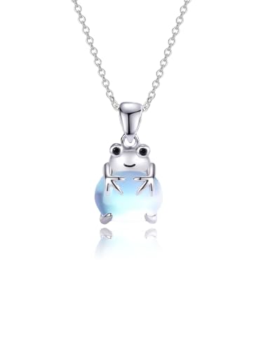 [StoryMidir] �J�G�� �l�b�N���X ���f�B�[�X �l�C �A�����M�[�Ή� �V���o�[925 �y���_���g �^���`�[�t ��l���킢�� �`�F�[���t�� 45+5cm ���� �A�N�Z�T���[ ����� �W���G���[ �a���� �v���[���g �ޏ� �L�O�� ��̓� �M�t�g ����