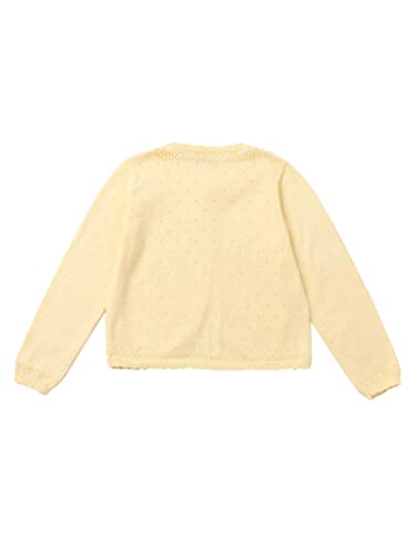 Girls Knit Cardigan Shrug Long Sleeve One Button Closure Bolero Coat Sweater4