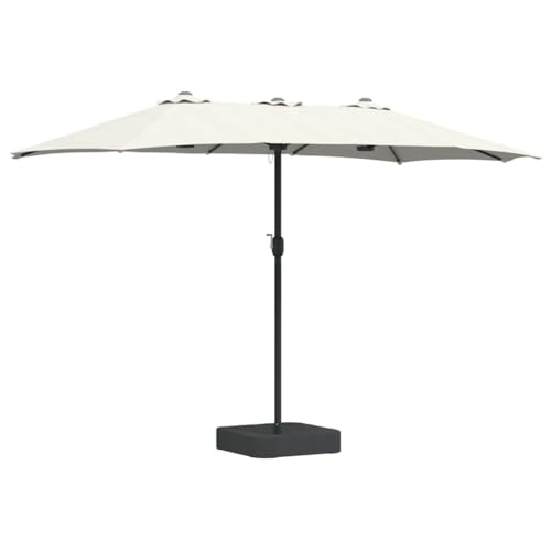 Parasol de jardin pliable pour ombrager une terrasse du soleil