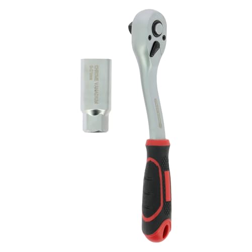 Cliquet 3/8 robuste et sa douille universelle 211424 en acier forgé