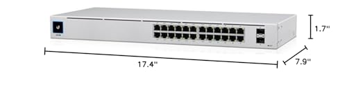 Image of Ubiquiti Networks UniFi USW-24 Configurable 24-Port Gigabit Layer 2 Ethernet Switch with SFP
