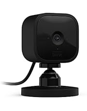 Blink Mini: Compacte slimme beveiligingscamera voor binnen, 1080p HD, nachtzicht, bewegingsdetectie, tweerichtingsaudio - 1 camera (zwart) | Blink Abonnement gratis proefperiode