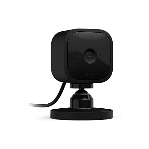 Cámara de seguridad Blink Mini inteligente, HD 1080p, cableada, compatible con Alexa Cover