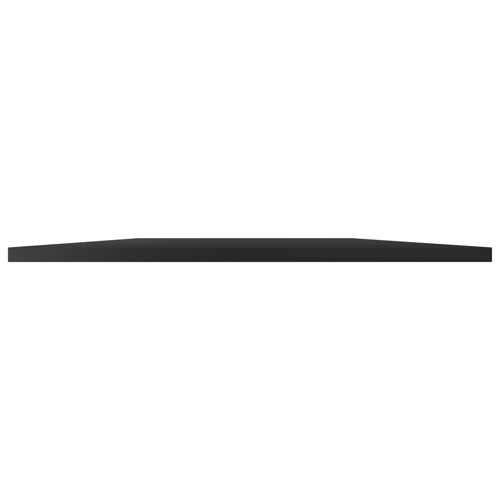 Bücherregal Bretter Hochglanz-Schwarz Holzwerkstoff 80x50x1,5 cm 8 Stück Regalsystem Wand montierbar modular erweiterbar für Wohnzimmer Schlafzimmer Büro und Keller